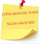 Công khai dự toán ngân sách năm 2021 của Viện